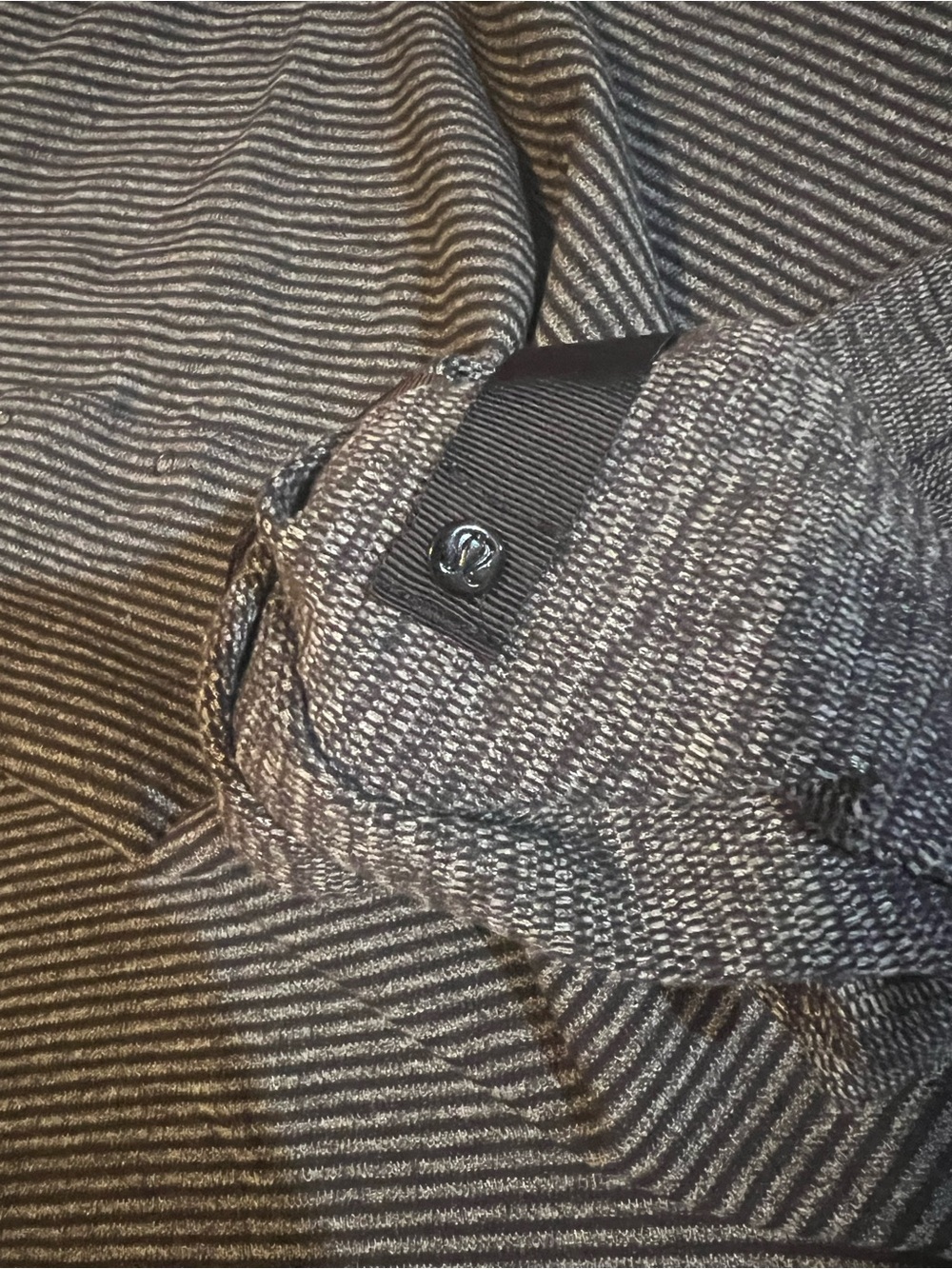 lululemon athletica Women’s Gray Striped scarf